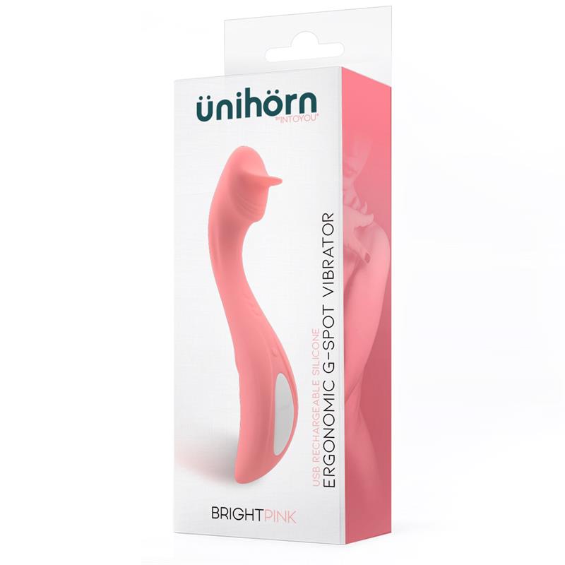 Brightpink G-Spot Ergonomic Vibe USB Waterproof Silicone - UABDSM