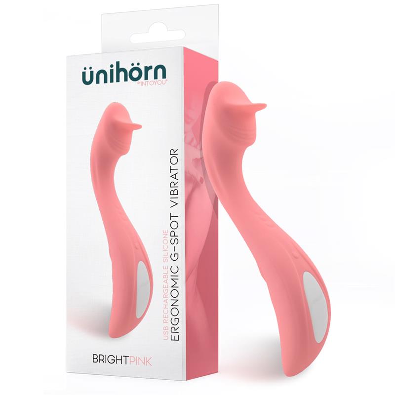 Brightpink G-Spot Ergonomic Vibe USB Waterproof Silicone - UABDSM