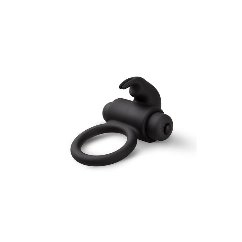 Bunny Vibrating Cockring- Black - UABDSM