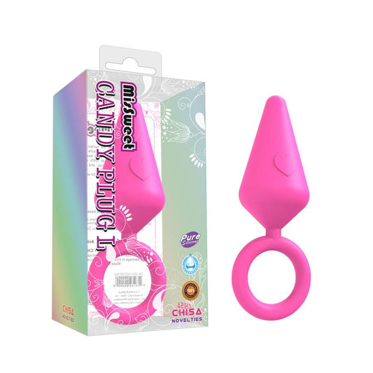 Butt Plug Candy Plug L Silicone Pink - UABDSM