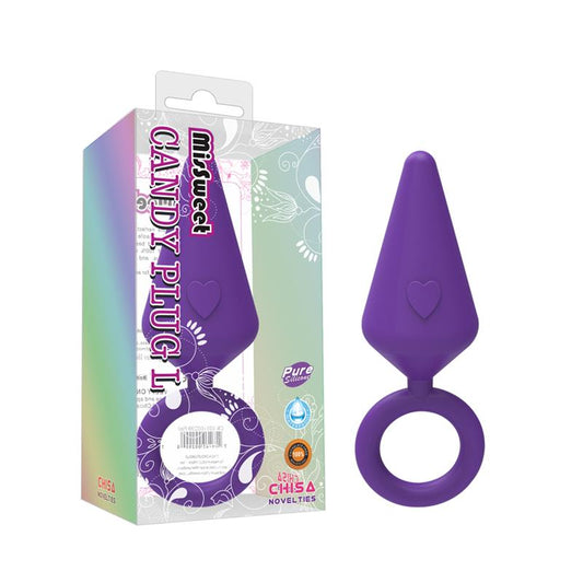 Butt Plug Candy Plug L Silicone Purple - UABDSM