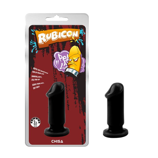 Butt Plug Evil Size S 9 x 3.3 cm Black - UABDSM