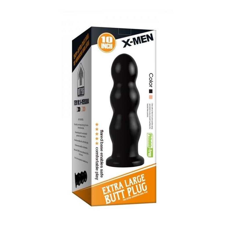 Butt Plug Extra Large 25 cm Black - UABDSM