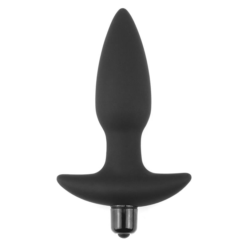 Butt Plug Fantasy Plug with Vibration Black - UABDSM