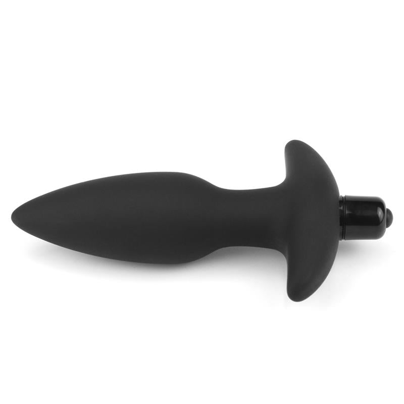 Butt Plug Fantasy Plug with Vibration Black - UABDSM