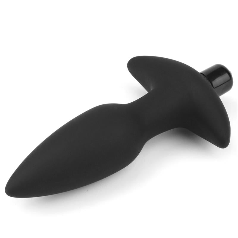 Butt Plug Fantasy Plug with Vibration Black - UABDSM