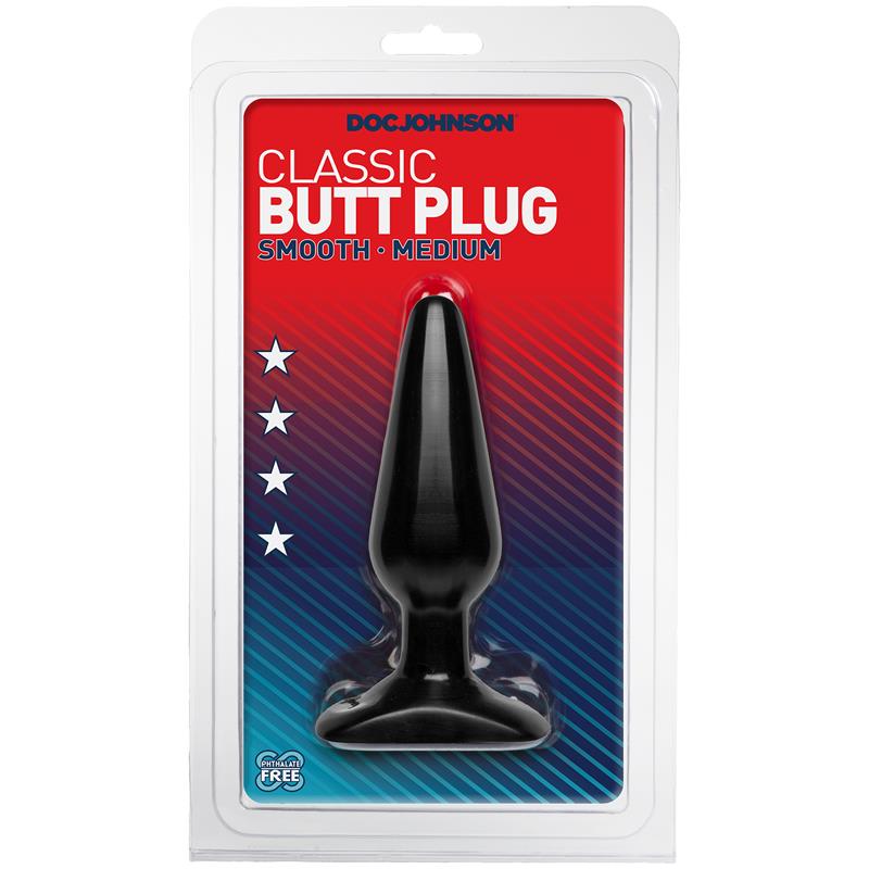 Butt Plug Medium Black - UABDSM