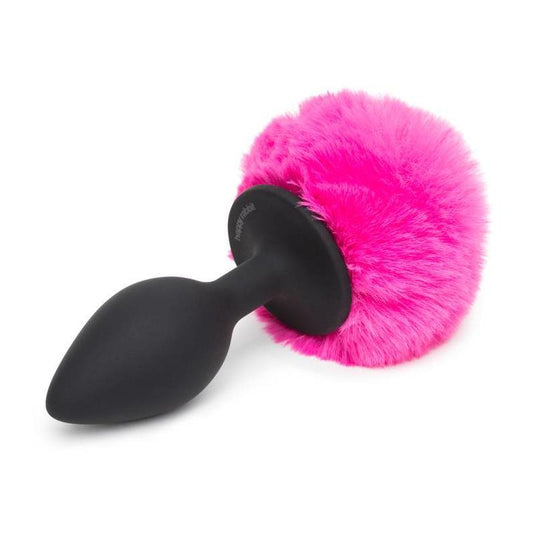 Butt Plug with Fur Tail Pink Medium - UABDSM