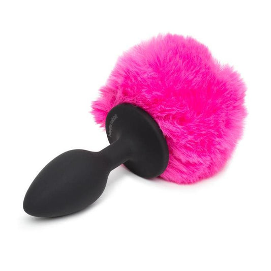 Butt Plug with Pink Fur Tail Small - UABDSM