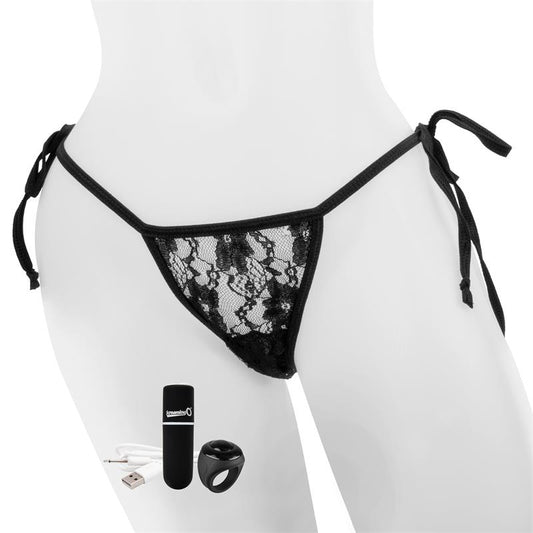 Charged  Remote Control Panty Vibe - Black - UABDSM