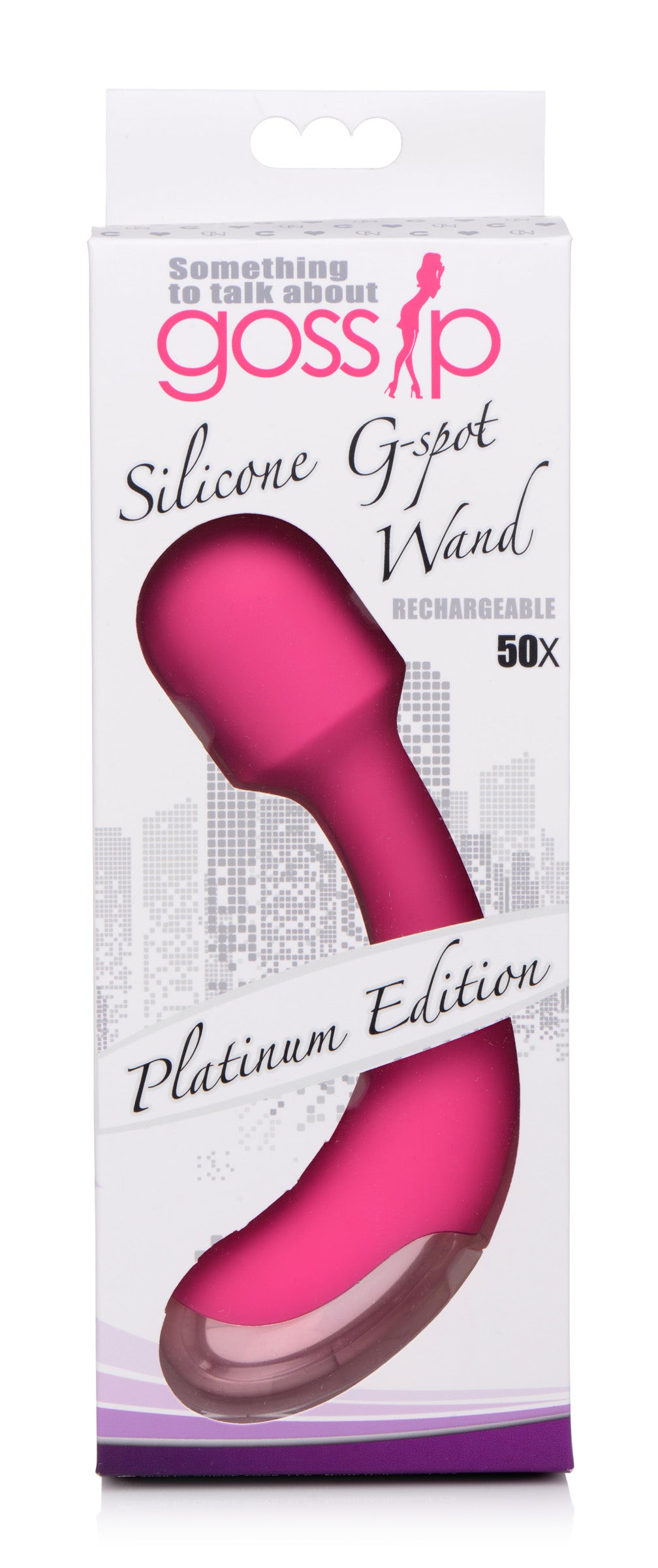 50X Silicone G-spot Wand - Pink - UABDSM
