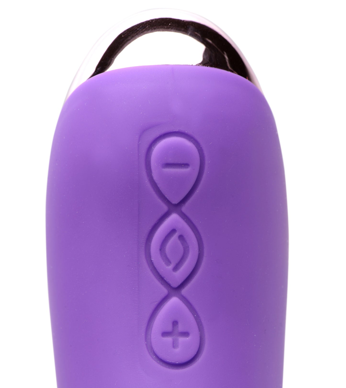 50X Silicone Beaded Vibrator - Purple - UABDSM