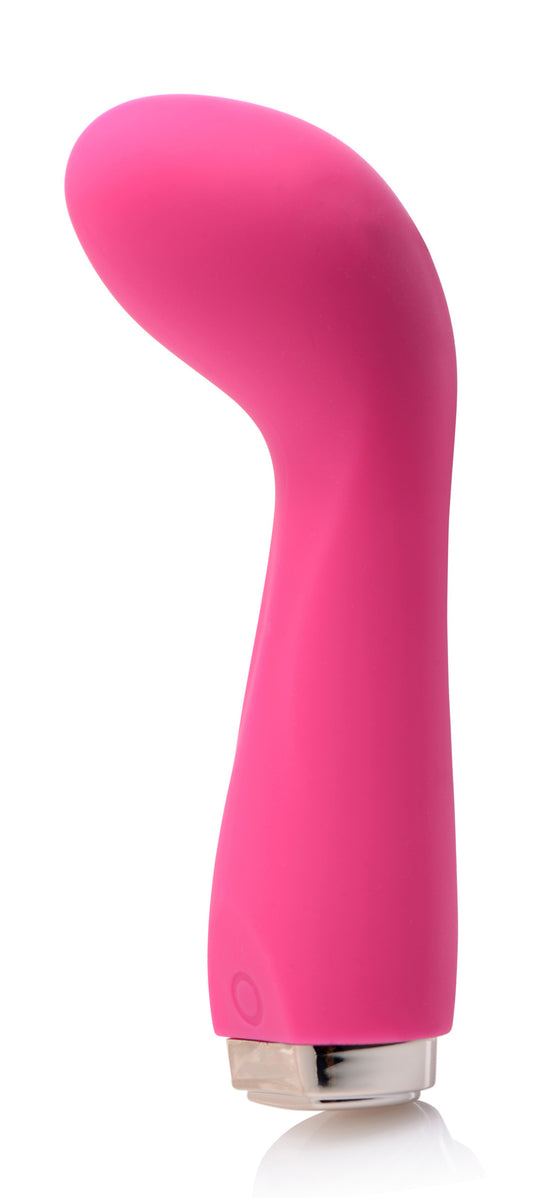 10X Delight G-Spot Silicone Vibrator - Pink - UABDSM