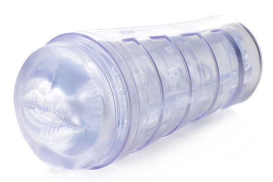 Mistress Courtney Diamond Deluxe Mouth Stroker - Clear - UABDSM