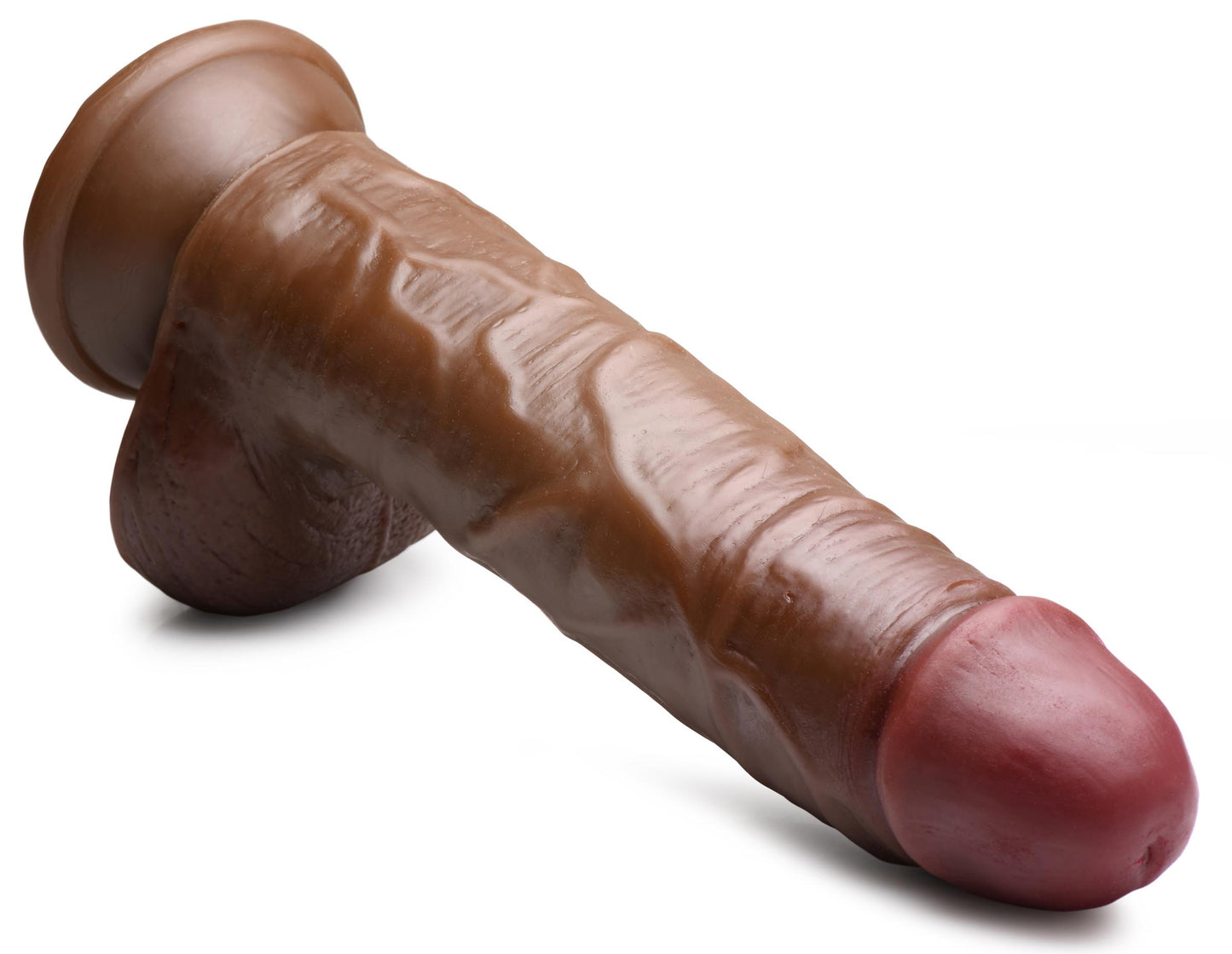 JOCK 9 Inch Dong with Balls Brown - UABDSM