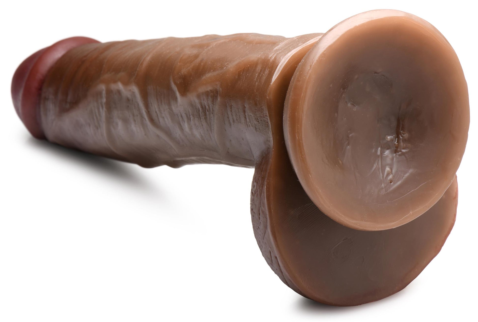 JOCK 9 Inch Dong with Balls Brown - UABDSM