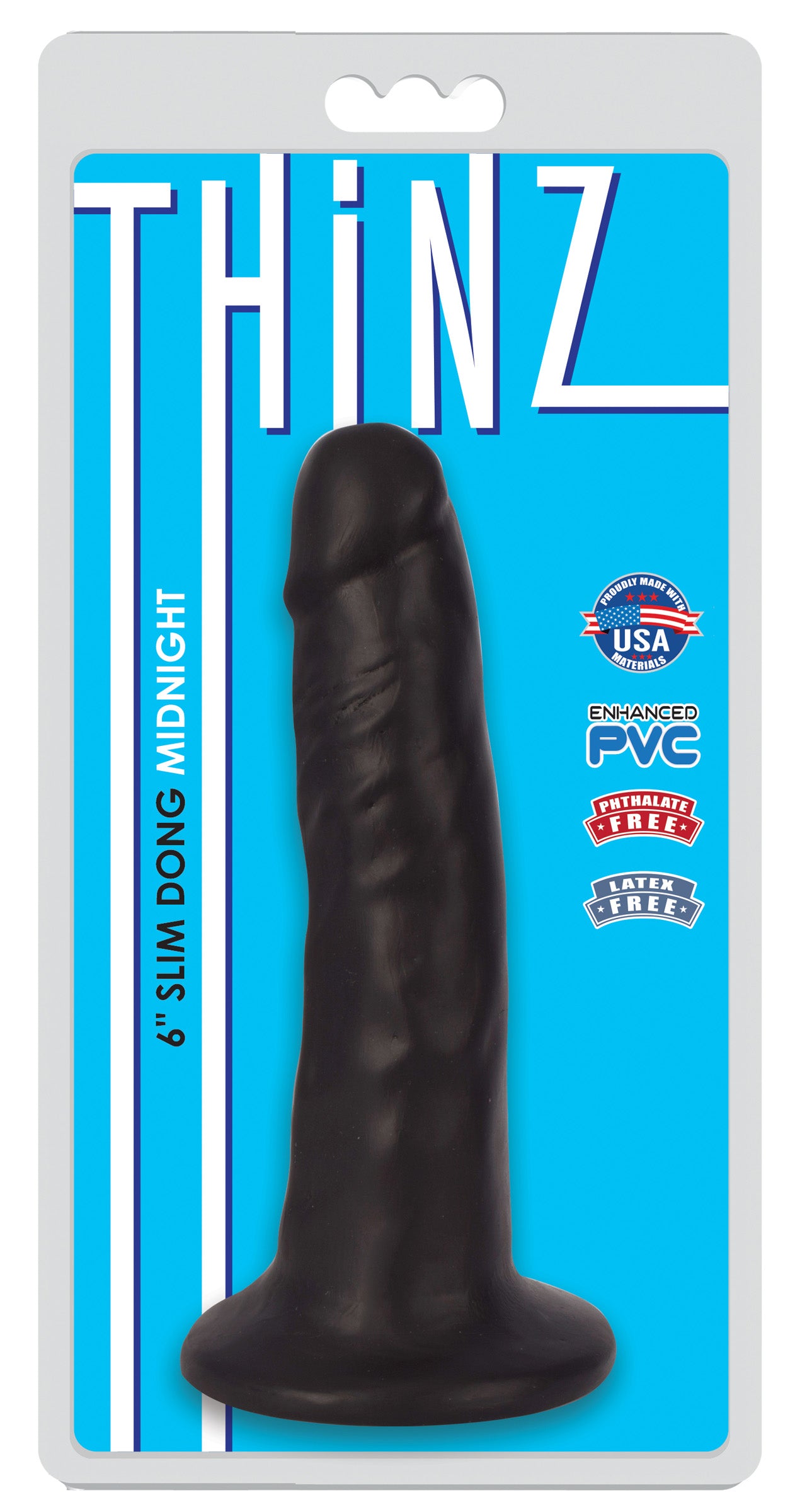 Thinz 6 Inch Slim Dong - Dark - UABDSM