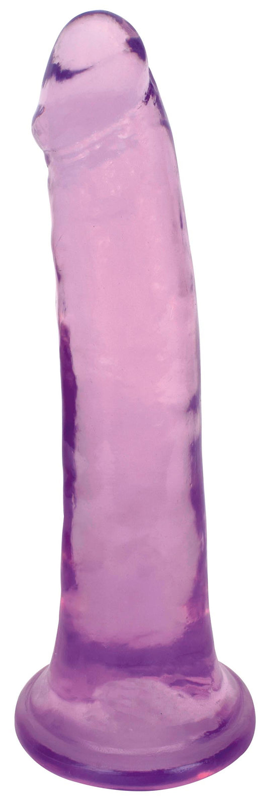 8 Inch Slim Stick Grape Ice Dildo - UABDSM