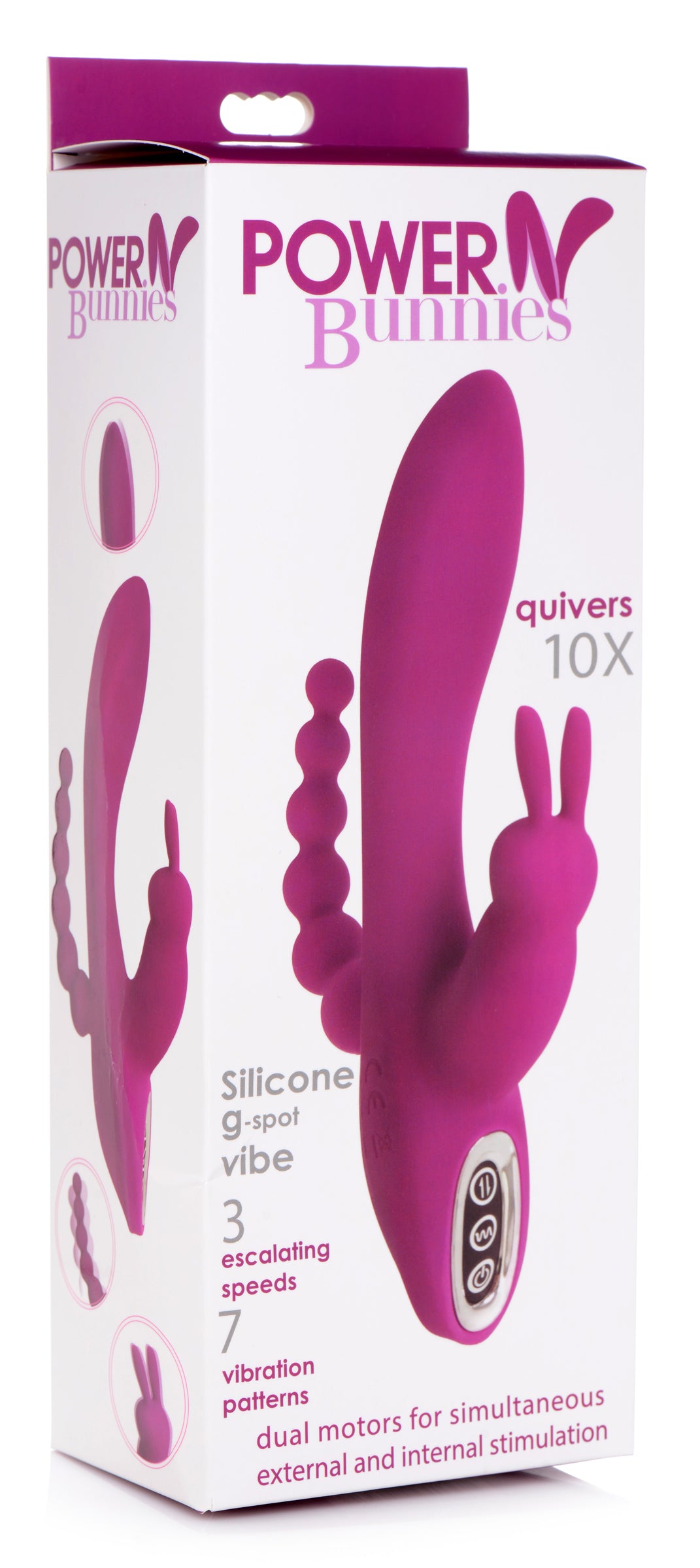 Quivers 10X Silicone G-spot Rabbit Vibrator - UABDSM
