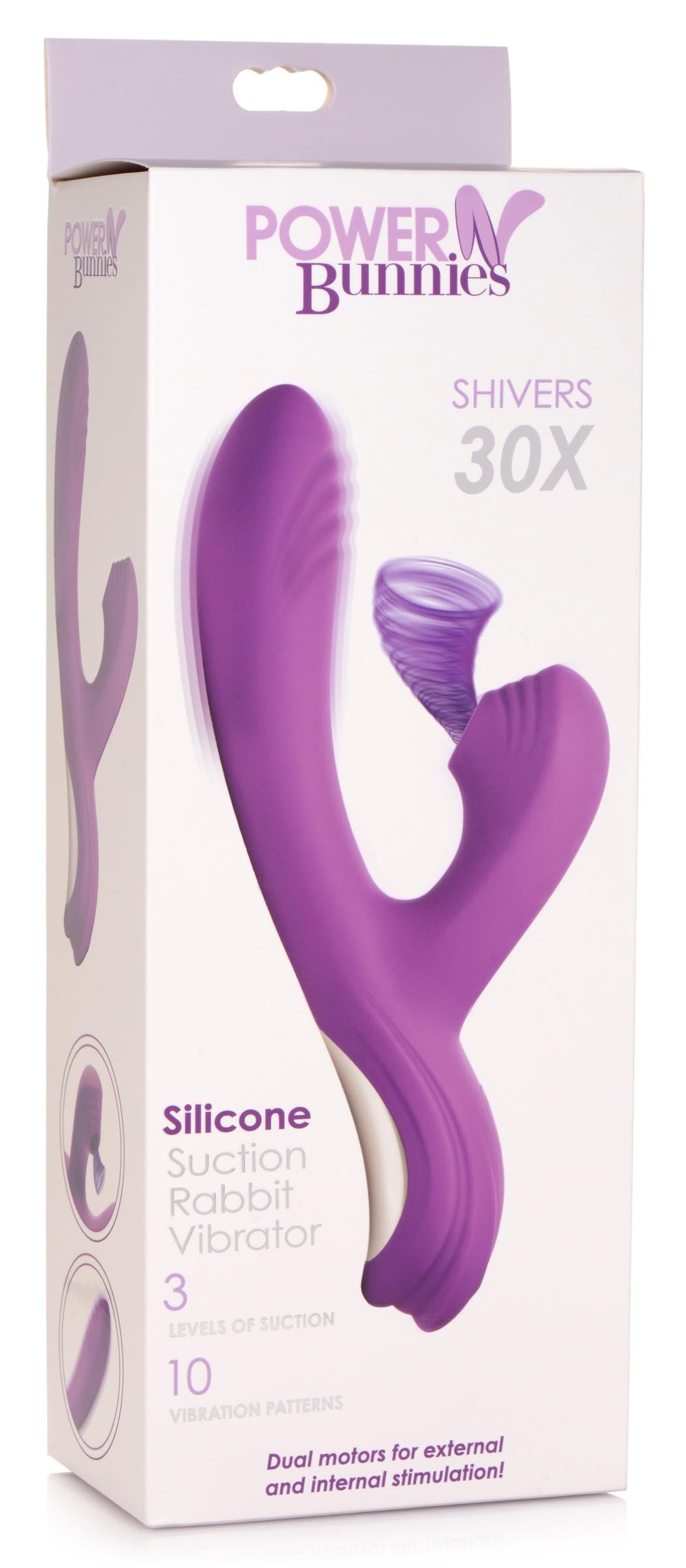 Shivers 30X Silicone Suction Rabbit Vibrator - UABDSM