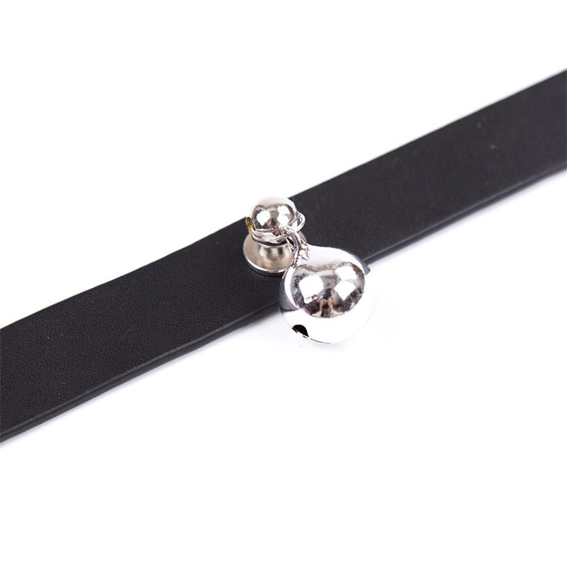 Collar with Bell Adjustable 43 cm Black - UABDSM