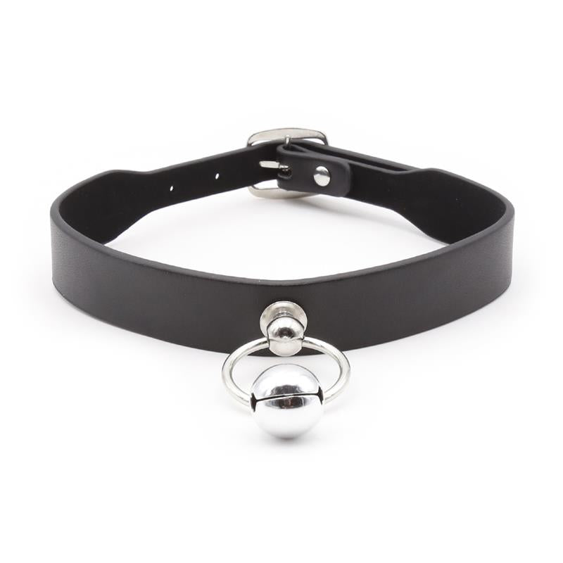 Collar with Hoop and Bell Black - UABDSM