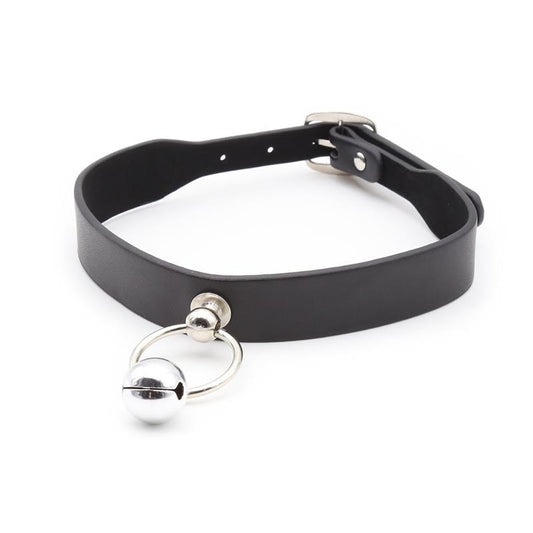 Collar with Hoop and Bell Black - UABDSM