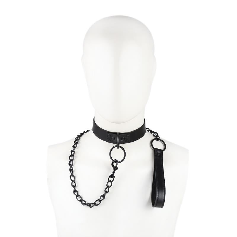 Collar with Leash Black - UABDSM