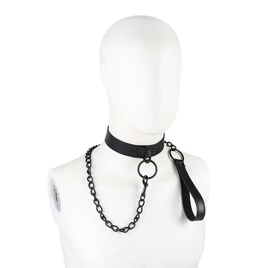 Collar with Leash Black - UABDSM