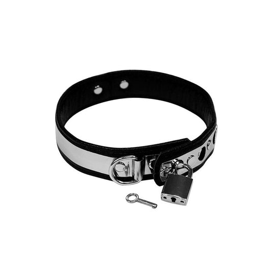 Collar with metal and padlock-Adjustable - UABDSM