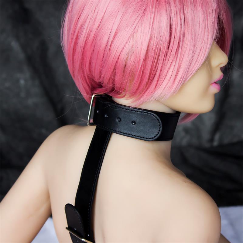 Collar with Restraints Adjustable Black - UABDSM