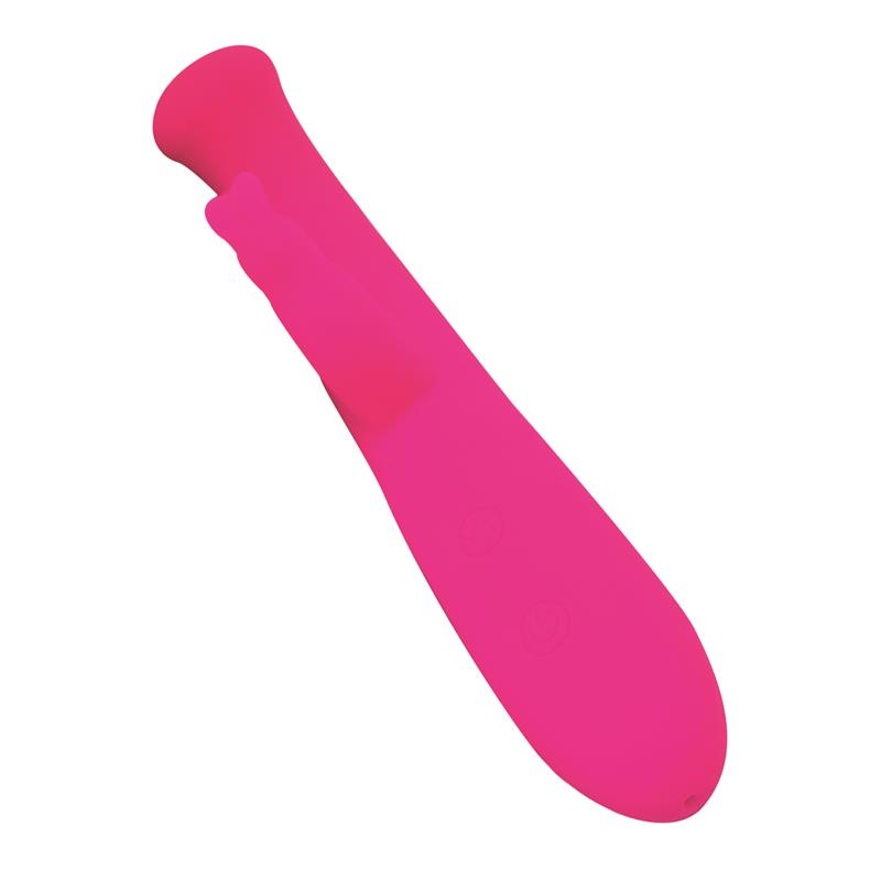 Cotton G-Spot and Rabbit Vibe USB Silicone Fuchsia - UABDSM