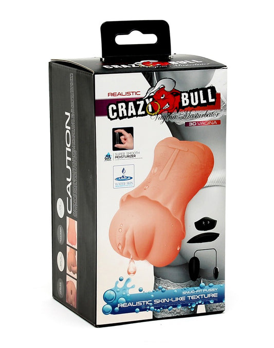 Crazy Bull - Soft Vagina Masturbator With Vibration - UABDSM