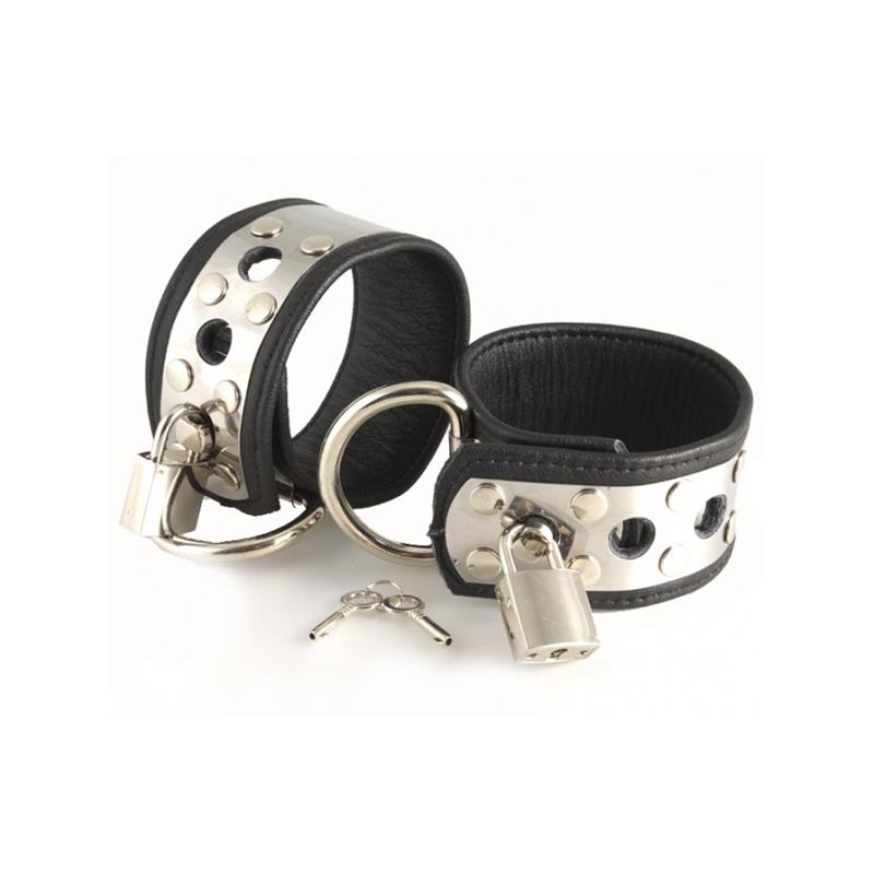 Cuffs with metal and padlock-Adjustable - UABDSM