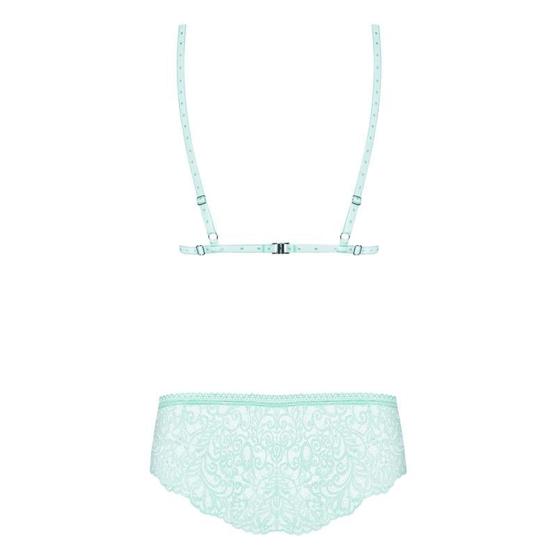 Delicanta Lace Bra and Panty Mint - UABDSM