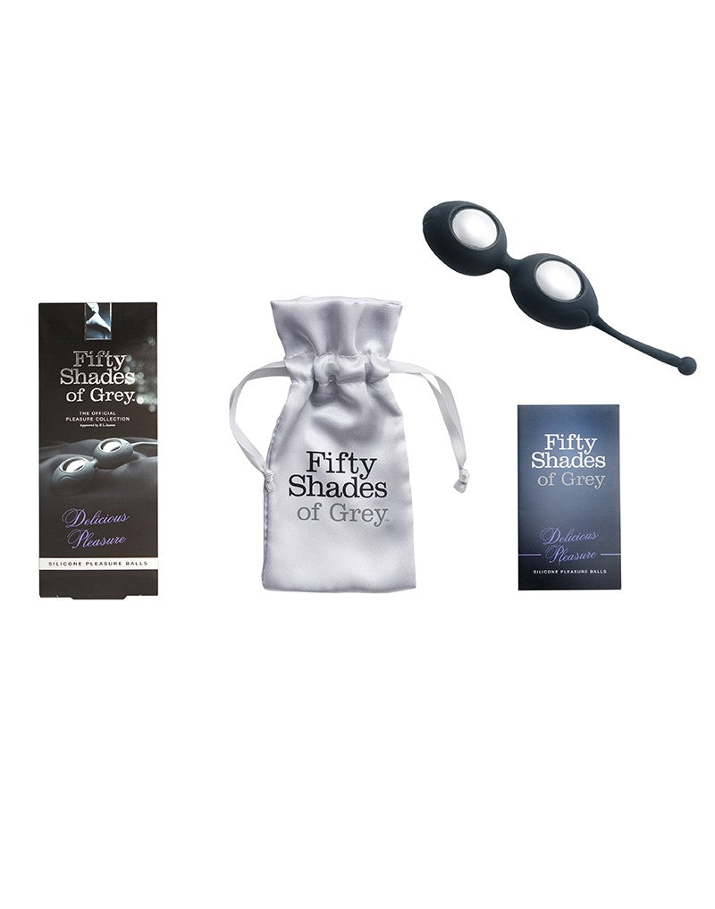 Delicious Pleasure - FSoG Silicone Ben Wa Balls - UABDSM