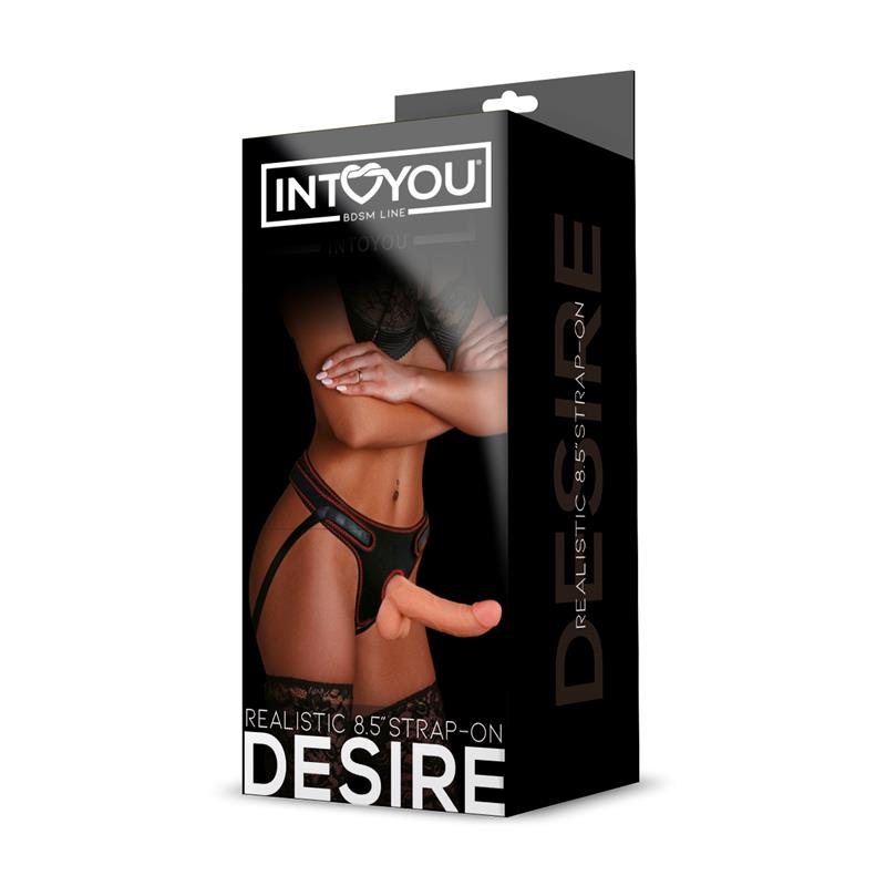 Desire Adjuntable Strap-On with Realistic Dildo 85 - UABDSM