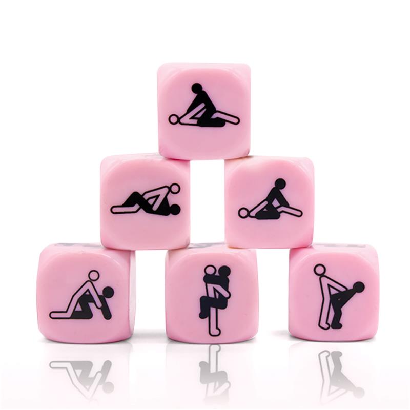 Dice Kamasutra Pictograms 6 Postures 25 mm - UABDSM