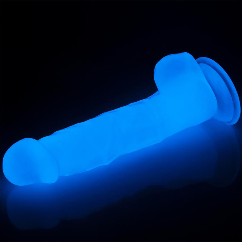 Dildo 8.5 Lumino Blue Light - UABDSM