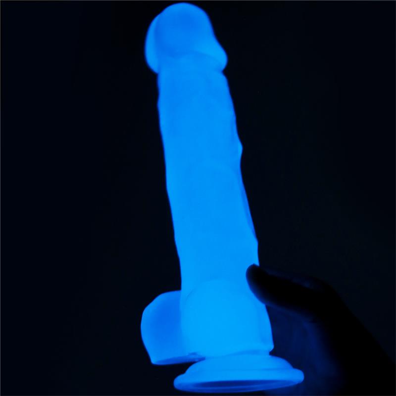 Dildo 8.5 Lumino Blue Light - UABDSM