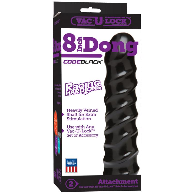 Dildo CodeBlack 8 Black - UABDSM