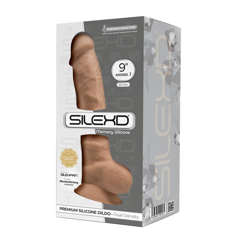 Dildo Dual Density Mod. 1 - 9 Caramel - UABDSM