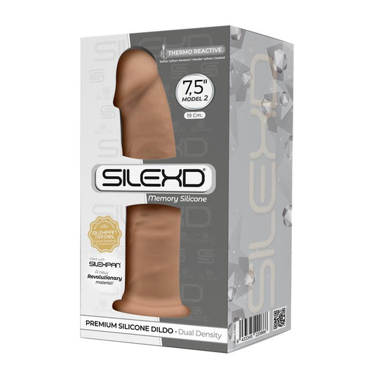 Dildo Dual Density Mod. 2 - 7.5 Caramel - UABDSM