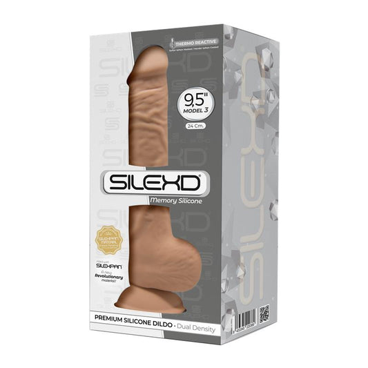 Dildo Dual Density Mod. 3 - 9.5 Caramel - UABDSM