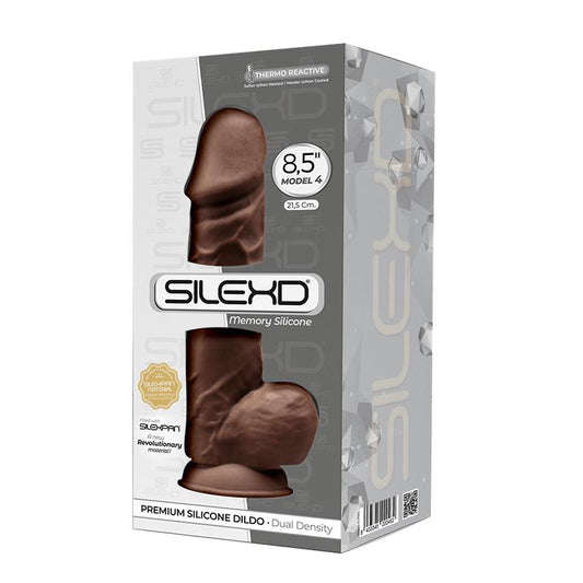 Dildo Dual Density Mod. 4 - 8.5 Brown - UABDSM