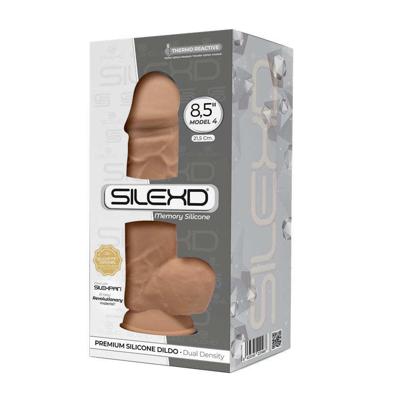 Dildo Dual Density Mod. 4 - 8.5 Caramel - UABDSM