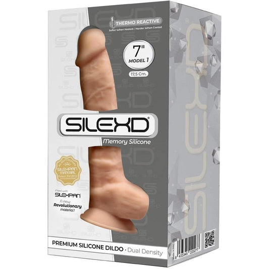 Dildo Dual Density Silicone Mod. 1 - 7 - UABDSM