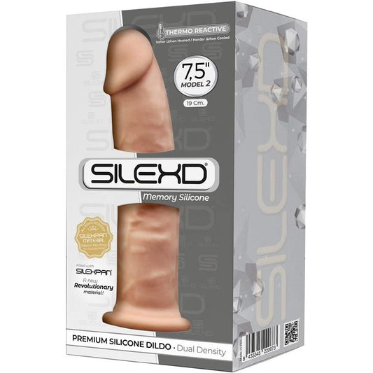 Dildo Dual Density Silicone Mod. 2 - 7.5 - UABDSM