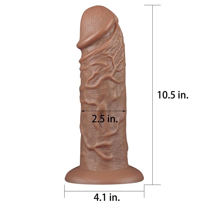 Dildo King 10.5 Brown - UABDSM