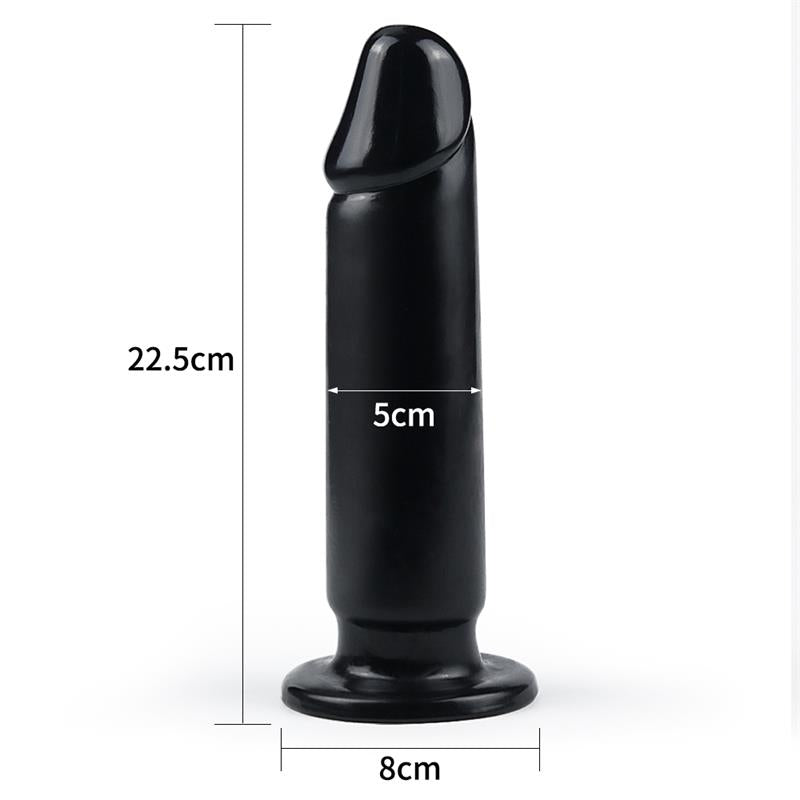 Dildo King Sized 9.25 Black - UABDSM